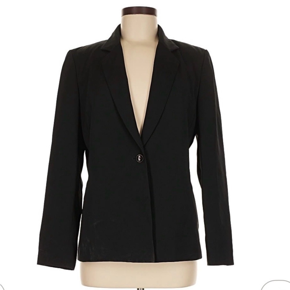 Harve Bernard Classic Black Blazer Sz M